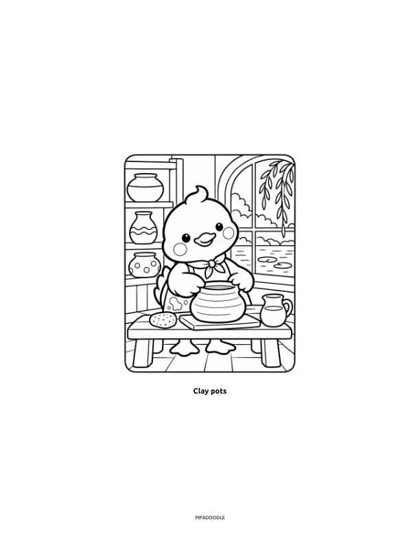 Actual uncolored inside page