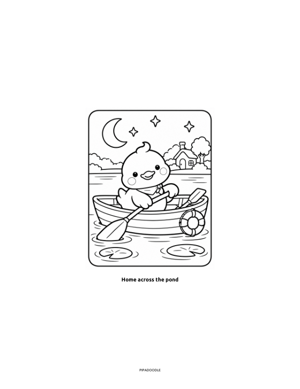 Actual uncolored inside page