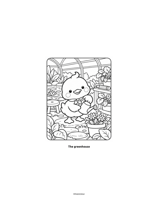 Actual uncolored inside page