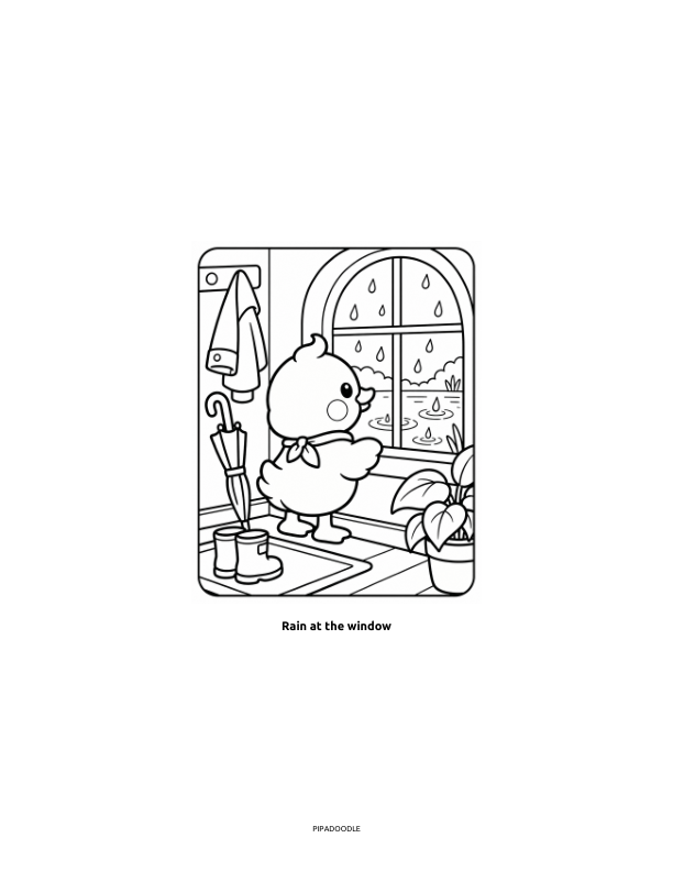 Actual uncolored inside page