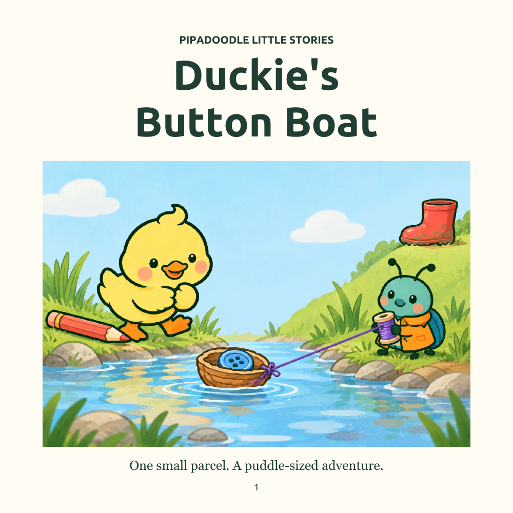 Duckie's Button Boat — book cover