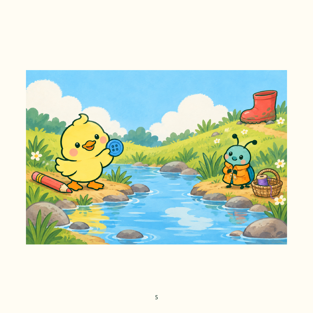 Duckie's Button Boat, selected page 5