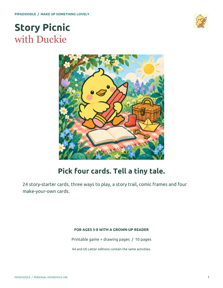 cover of Story Picnic with Duckie